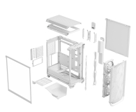 FRACTAL DESIGN Meshify 3 Ambience Pro RGB White TG Clear Tint - 1318890 - zdjęcie 8